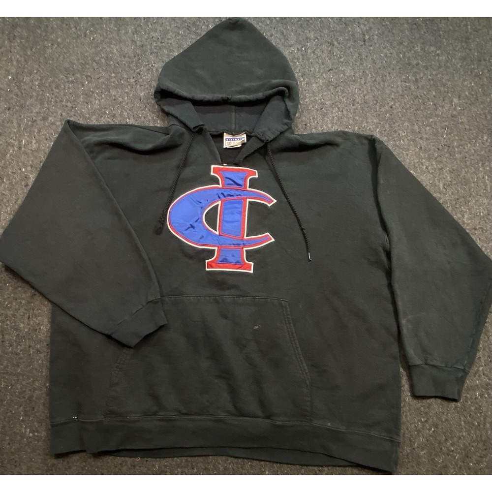Billionaire Club Boys Club Black Hoodie Men's‎ Sz 2XL Embroidered Distressed